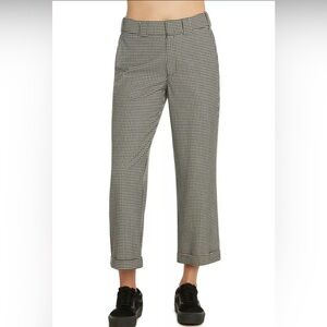 Dickies Women Black and White Trousers Pants Size;S Excellent Pre-owned Condit❤️